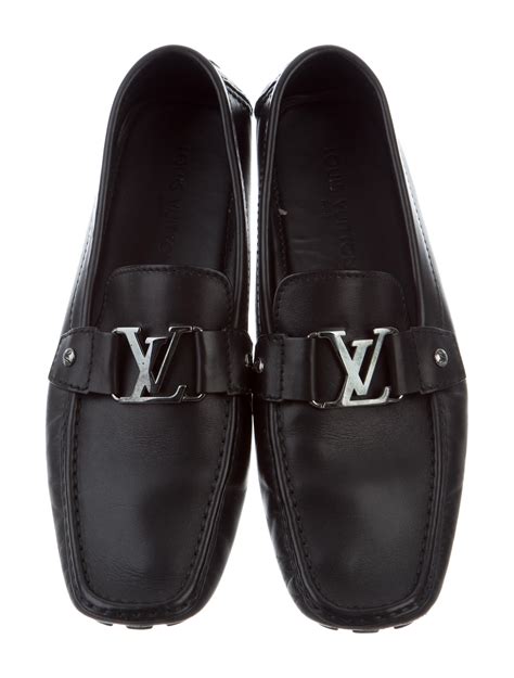 louis vuitton mens loafers black